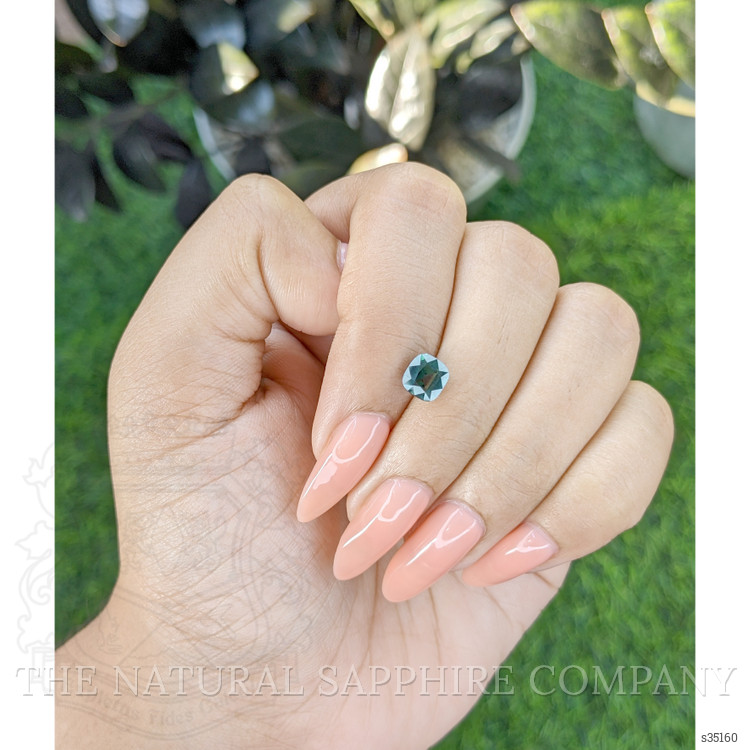 1.50 Ct. Bluish Green Sapphire from Madagascar