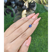 1.01 Ct. Blue Sapphire from Ceylon (Sri Lanka) Life Style