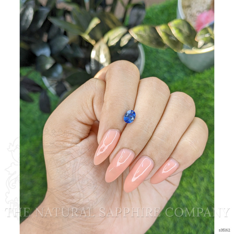 1.01 Ct. Blue Sapphire from Ceylon (Sri Lanka)