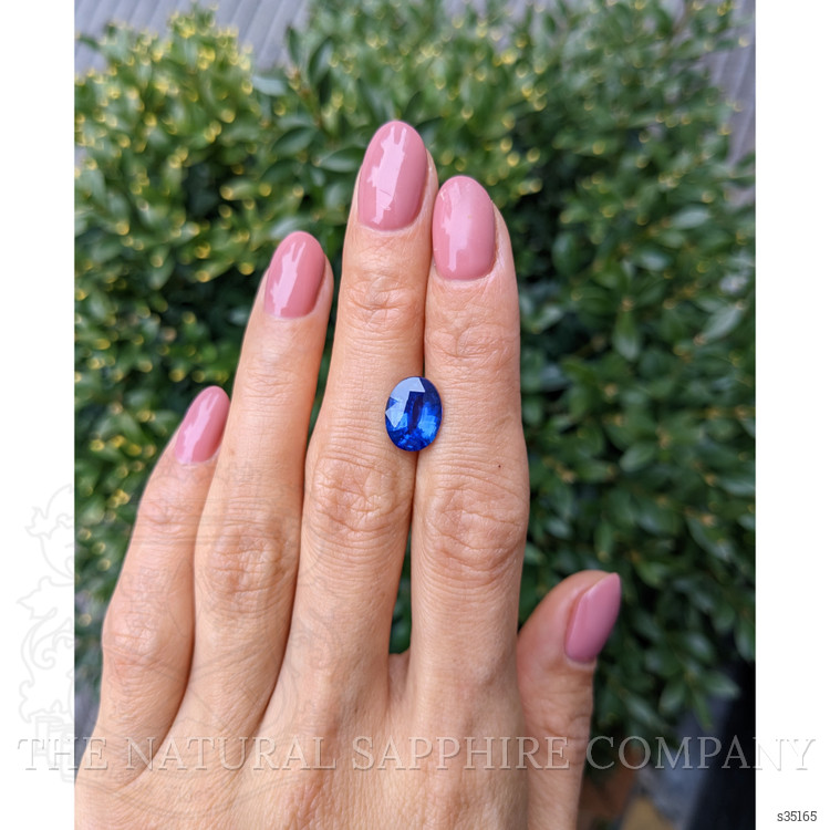 3.59 Ct. Blue Sapphire from Ceylon (Sri Lanka)