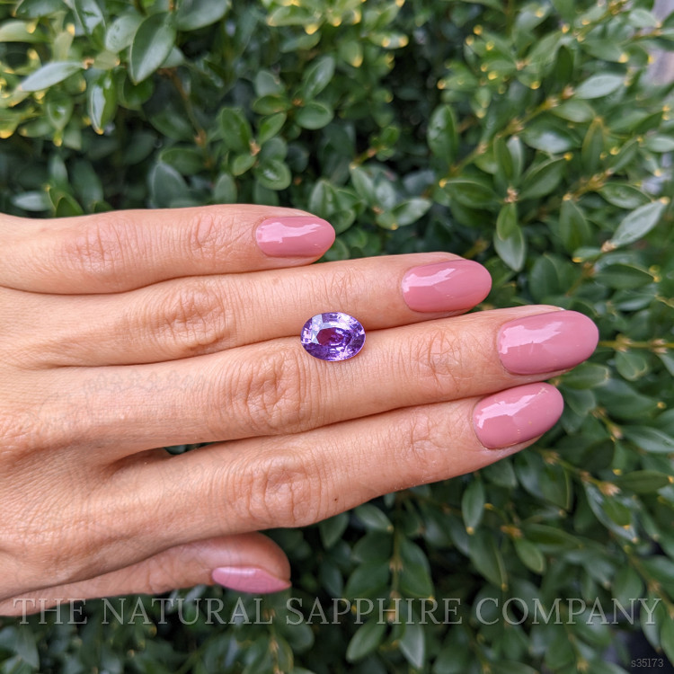 3.78 Ct. Purple Sapphire from Madagascar