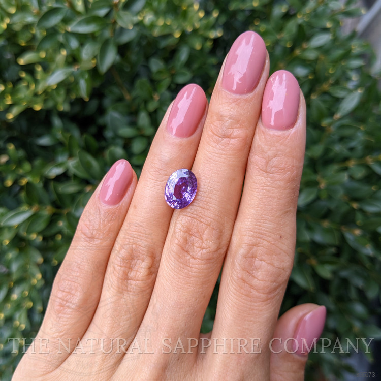 3.78 Ct. Purple Sapphire from Madagascar