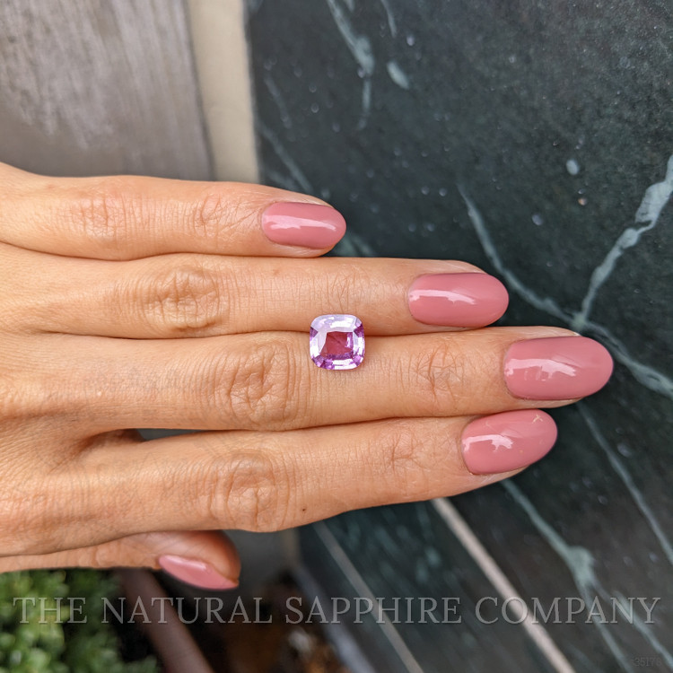 2.96 Ct. Purplish Pink Sapphire from Ceylon (Sri Lanka)