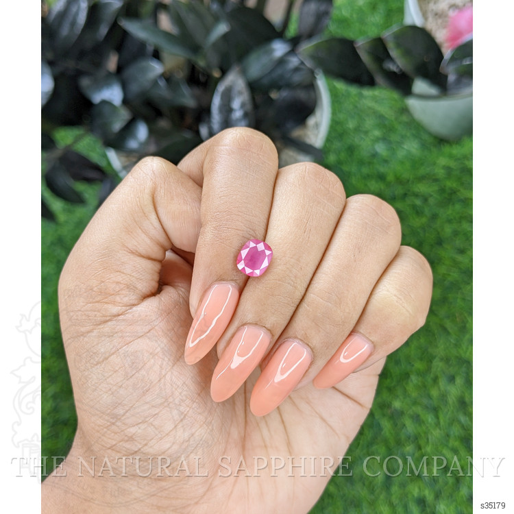 2.04 Ct. Pink Sapphire from Tanzania