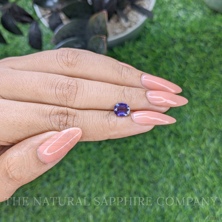 1.53 Ct. Bluish Purple Sapphire from Tanzania