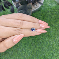 1.54 Ct. Blue Sapphire from Africa Life Style