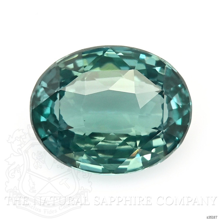 2.51 Ct. Bluish Green Sapphire from Africa