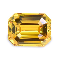 1.53 Ct. Orangish Yellow Sapphire from Africa Video