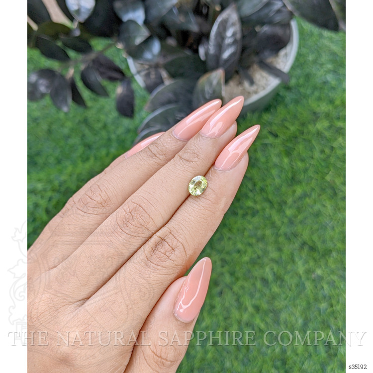 1.08 Ct. Green Sapphire from Africa