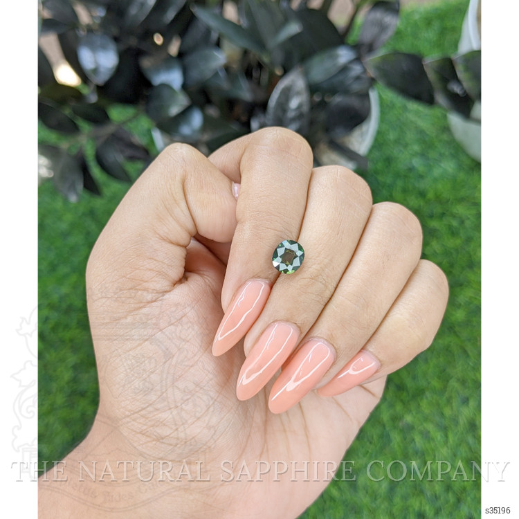 2.03 Ct. Green Sapphire from Africa