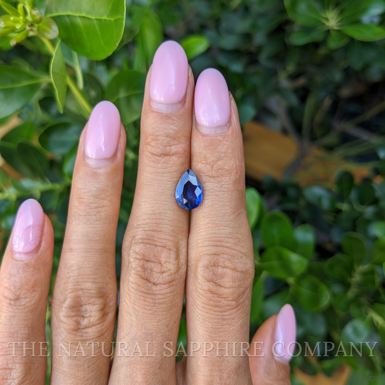 2.05 Ct. Blue Sapphire from Ceylon (Sri Lanka)