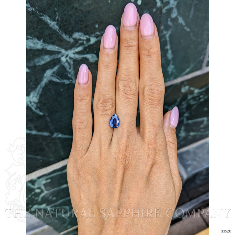 2.05 Ct. Blue Sapphire from Ceylon (Sri Lanka)