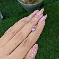 1.53 Ct. Purplish Pink Sapphire from Madagascar Life Style