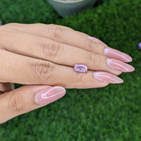 1.53 Ct. Purplish Pink Sapphire from Madagascar Life Style