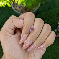 1.53 Ct. Purplish Pink Sapphire from Madagascar Life Style