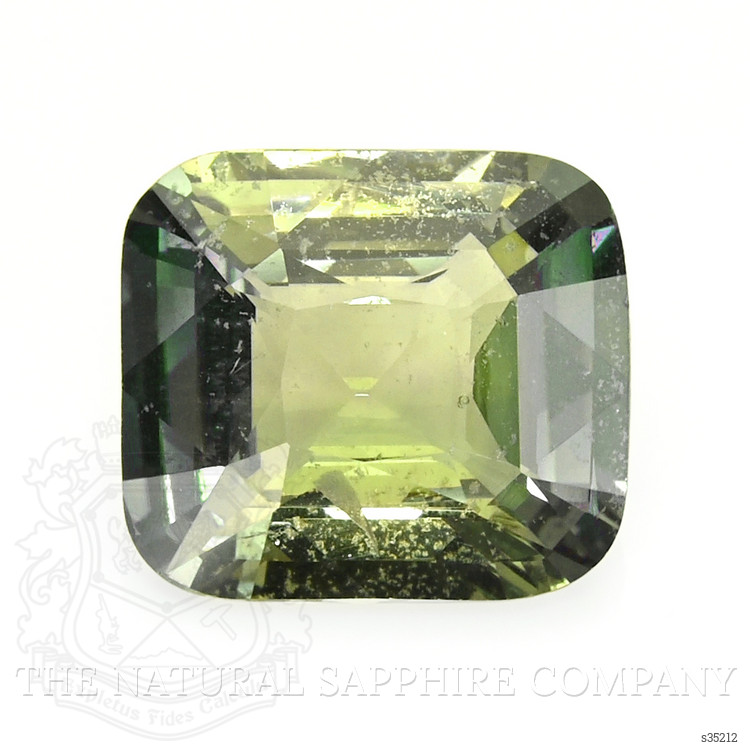 7.50 Ct. Yellowish Green Sapphire from Tanzania