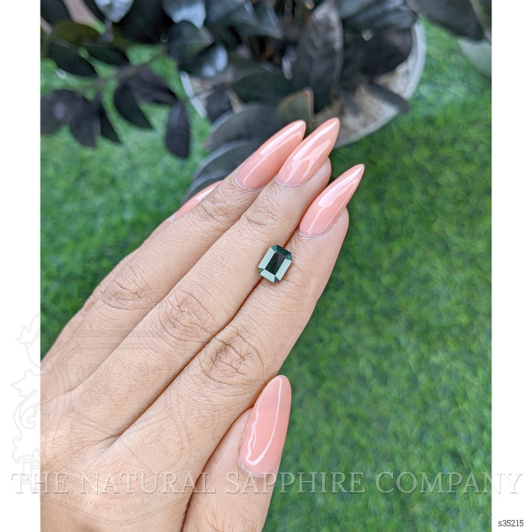 2.09 Ct. Bluish Green Sapphire from Tanzania