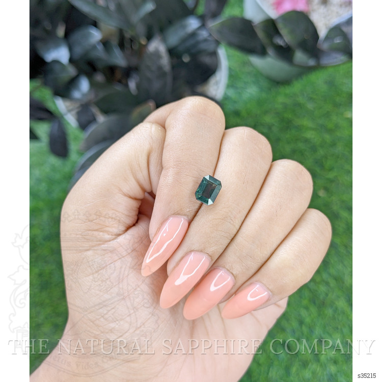 2.09 Ct. Bluish Green Sapphire from Tanzania