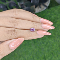 1.01 Ct. Pinkish Purple Sapphire from Tanzania Life Style