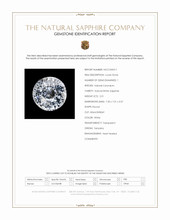 2.51 Ct. White Sapphire from Tanzania Scan Report