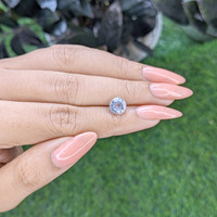 2.51 Ct. White Sapphire from Tanzania Life Style