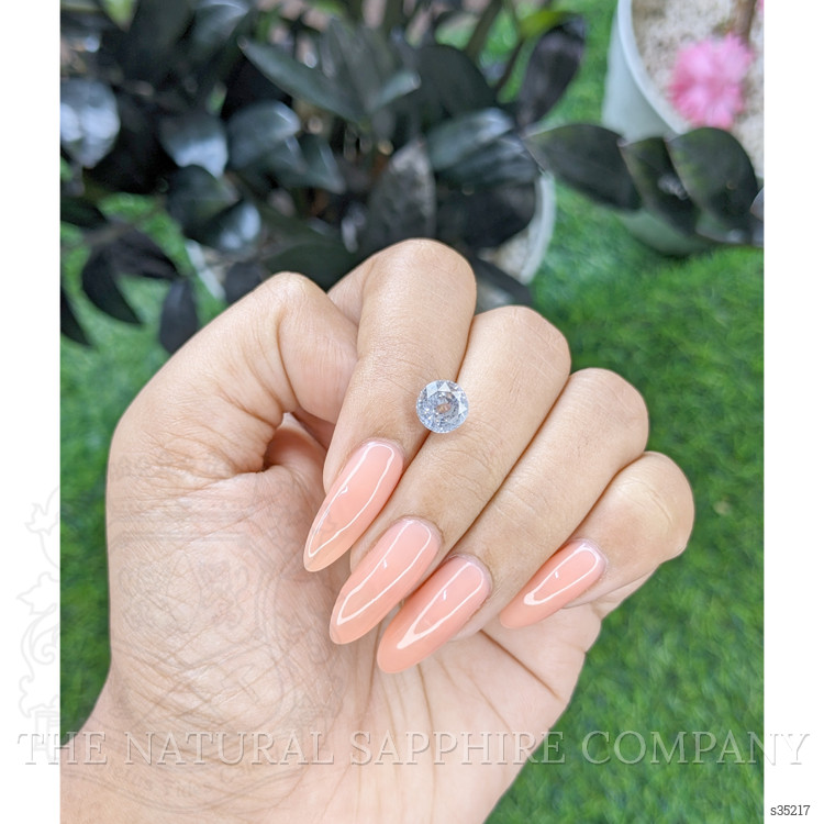 2.51 Ct. White Sapphire from Tanzania