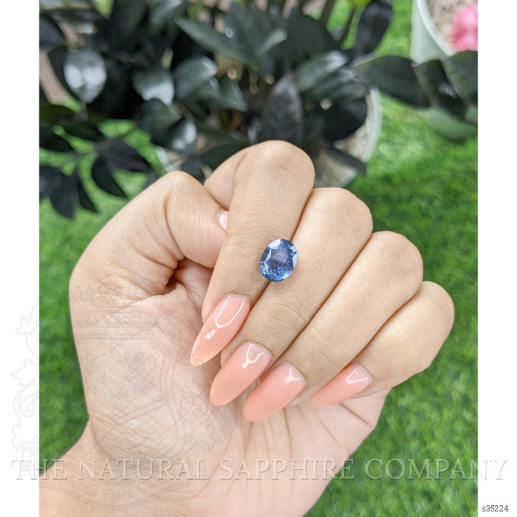3.38 Ct. Blue Sapphire from Tanzania