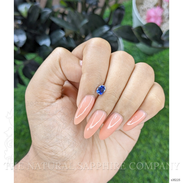 0.77 Ct. Blue Sapphire from Tanzania