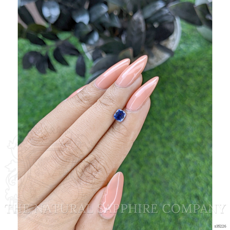 0.78 Ct. Blue Sapphire from Tanzania