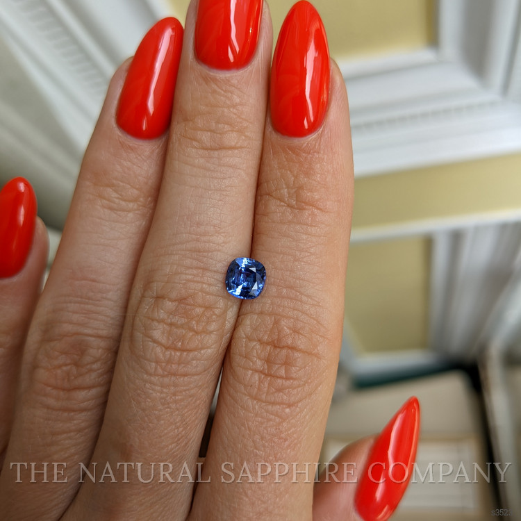 0.94 Ct. Blue Sapphire from Ceylon (Sri Lanka)