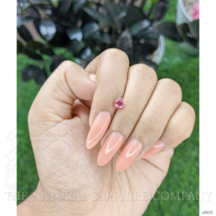 0.69 Ct. Pink Sapphire from Tanzania