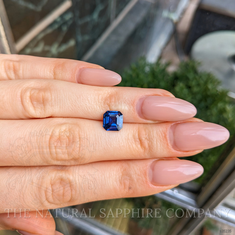 2.18 Ct. Blue Sapphire from Ceylon (Sri Lanka)