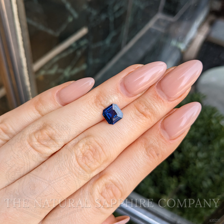 2.18 Ct. Blue Sapphire from Ceylon (Sri Lanka)