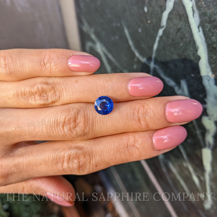 2.06 Ct. Blue Sapphire from Ceylon (Sri Lanka)