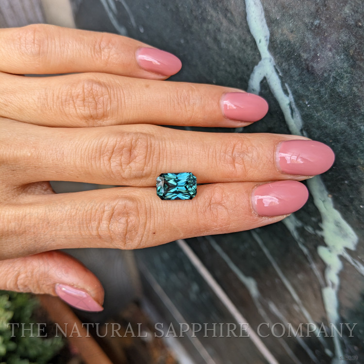 4.37 Ct. Greenish Blue Sapphire from Madagascar