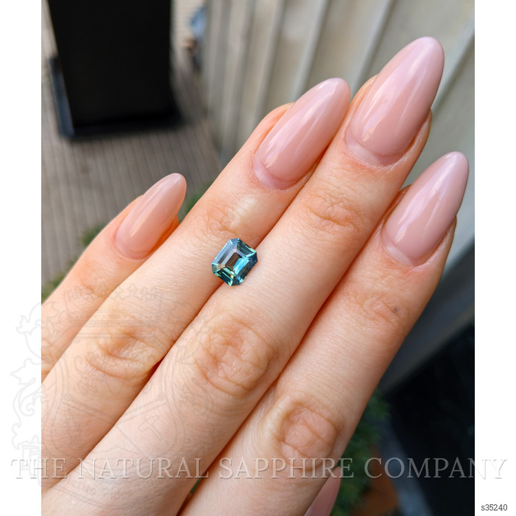 2.04 Ct. Yellowish Green Sapphire from Ceylon (Sri Lanka)