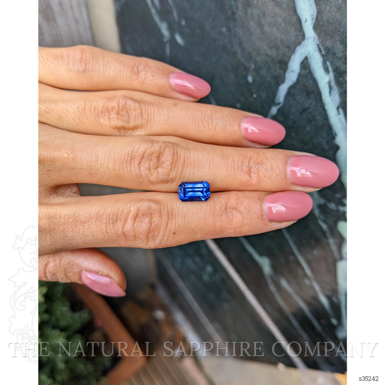 2.58 Ct. Blue Sapphire from Ceylon (Sri Lanka)