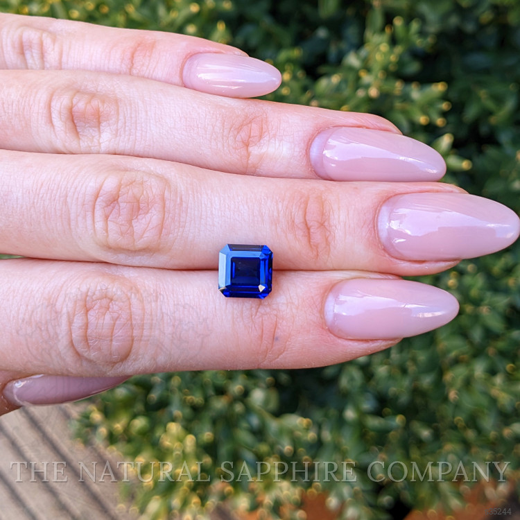 4.11 Ct. Blue Sapphire from Ceylon (Sri Lanka)