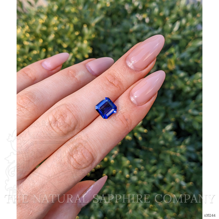 4.11 Ct. Blue Sapphire from Ceylon (Sri Lanka)