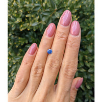 0.72 Ct. Blue Sapphire from Ceylon (Sri Lanka) Life Style