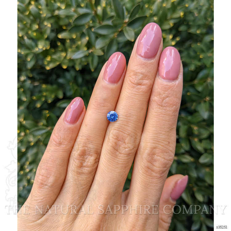 0.72 Ct. Blue Sapphire from Ceylon (Sri Lanka)