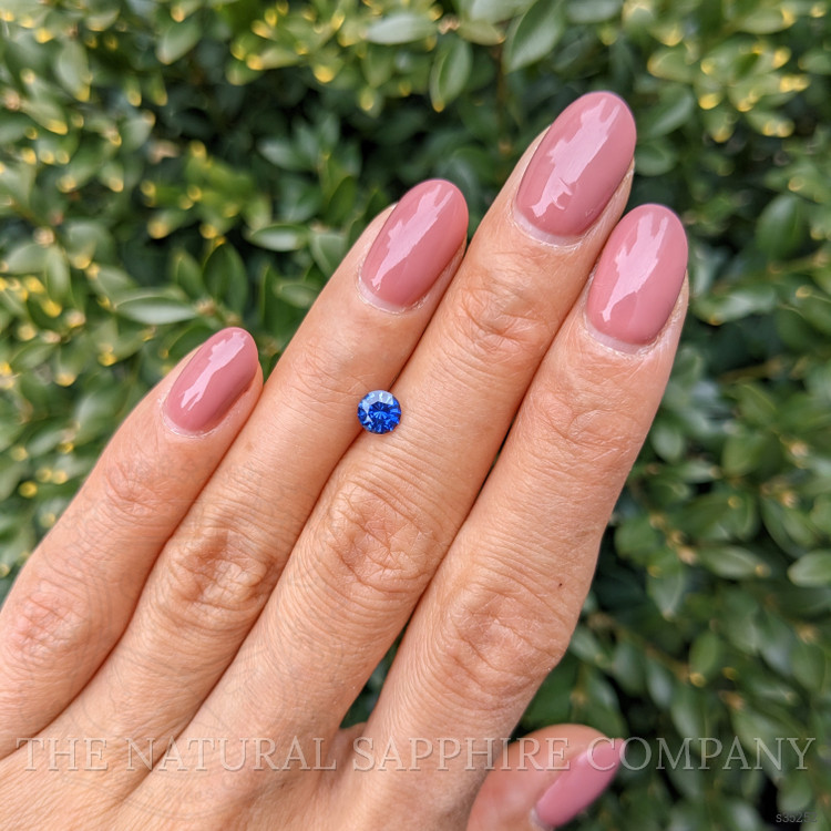 0.56 Ct. Blue Sapphire from Ceylon (Sri Lanka)