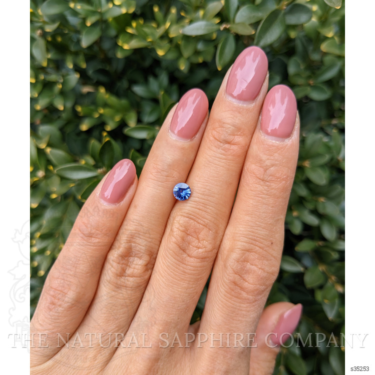 0.62 Ct. Blue Sapphire from Ceylon (Sri Lanka)