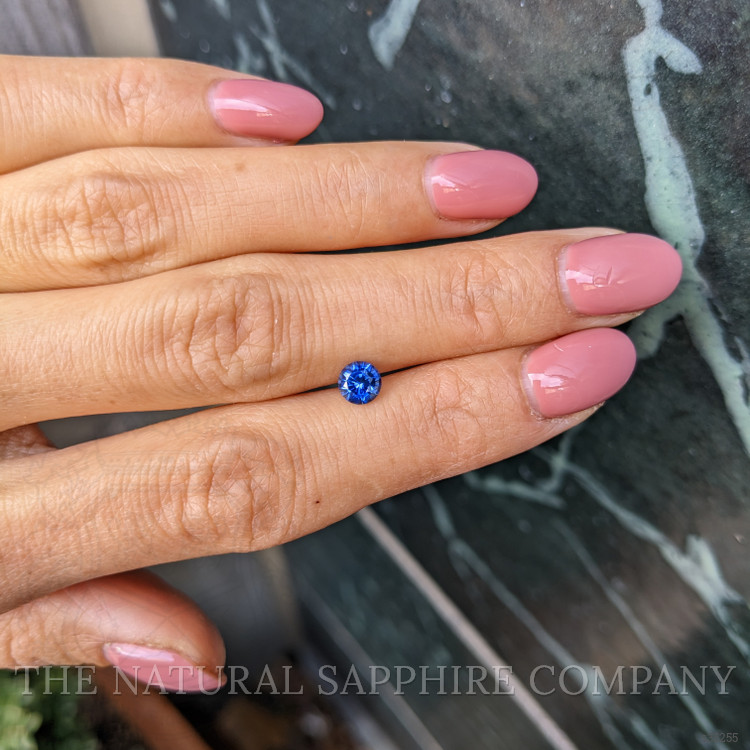 0.67 Ct. Blue Sapphire from Ceylon (Sri Lanka)