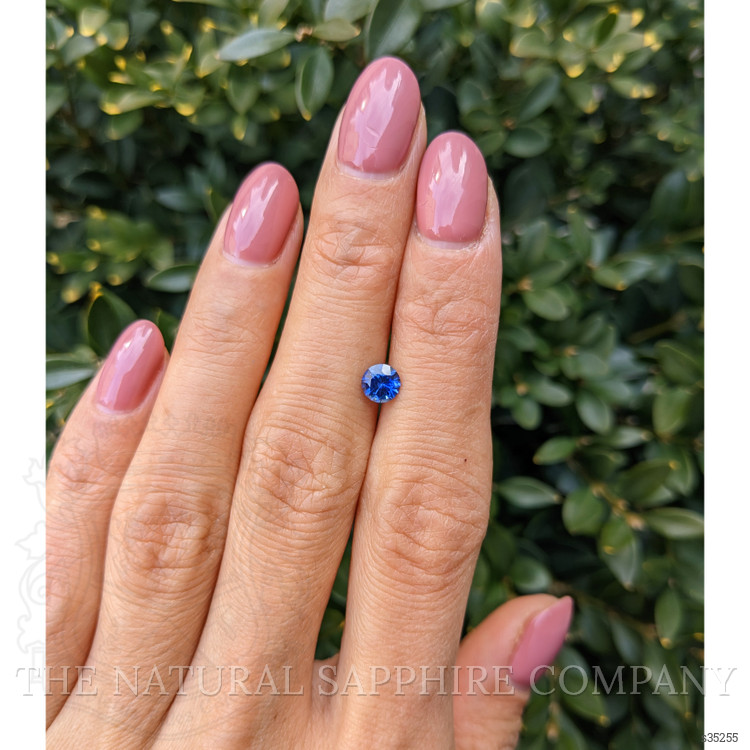 0.67 Ct. Blue Sapphire from Ceylon (Sri Lanka)