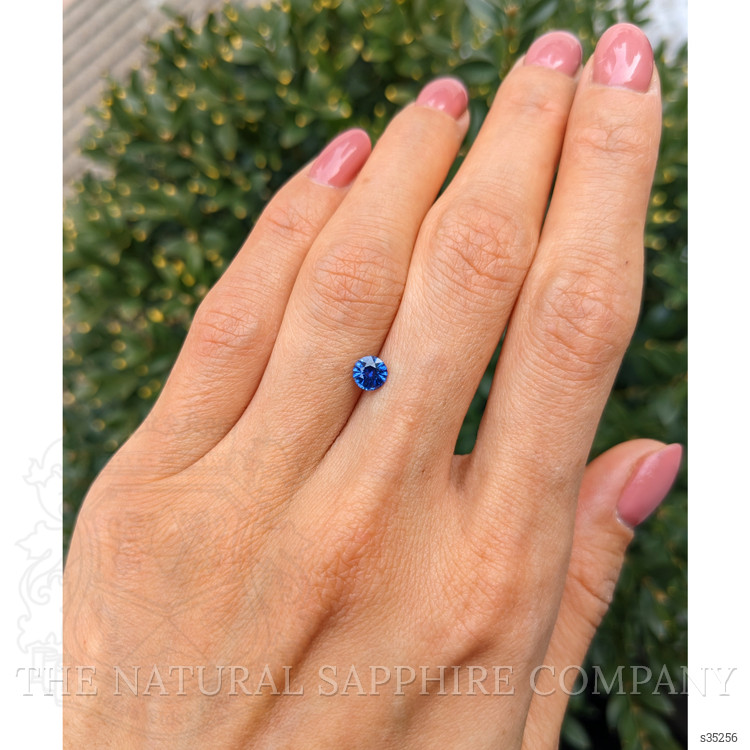 0.64 Ct. Blue Sapphire from Ceylon (Sri Lanka)