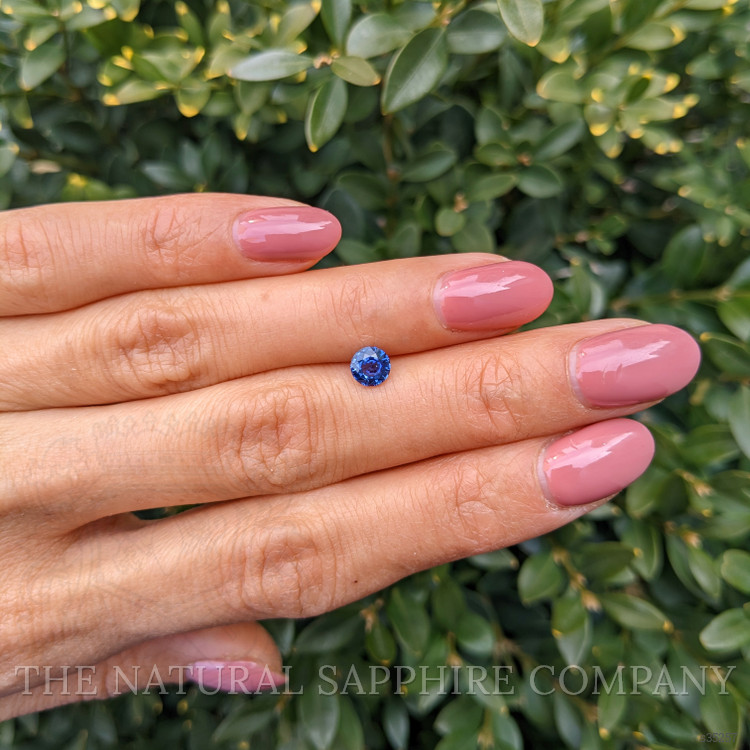 0.66 Ct. Blue Sapphire from Ceylon (Sri Lanka)