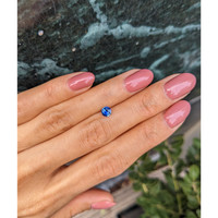 0.47 Ct. Blue Sapphire from Ceylon (Sri Lanka) Life Style