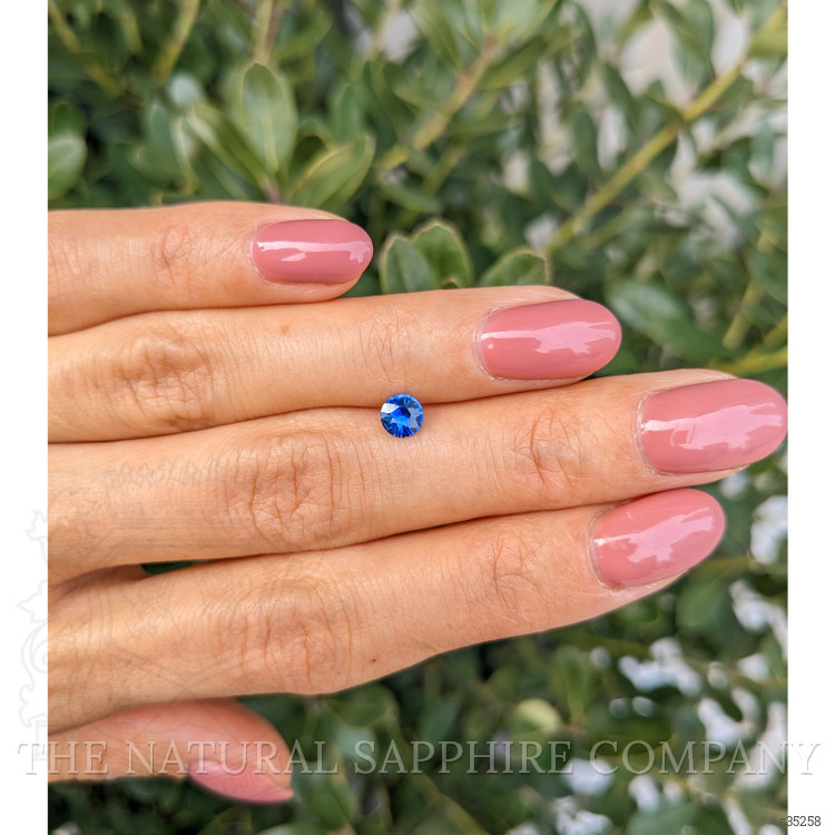 0.47 Ct. Blue Sapphire from Ceylon (Sri Lanka)