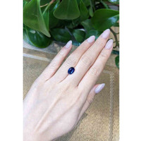 2.91 Ct. Blue Sapphire from Ceylon (Sri Lanka) Life Style